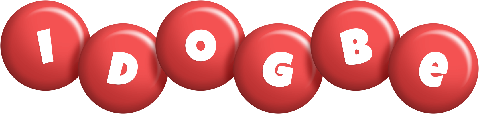 Idogbe candy-red logo