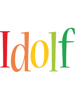 Idolf birthday logo