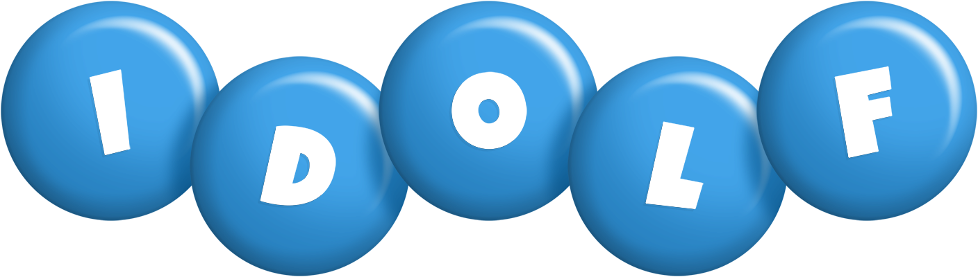 Idolf candy-blue logo