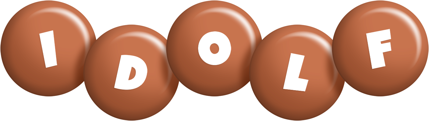 Idolf candy-brown logo