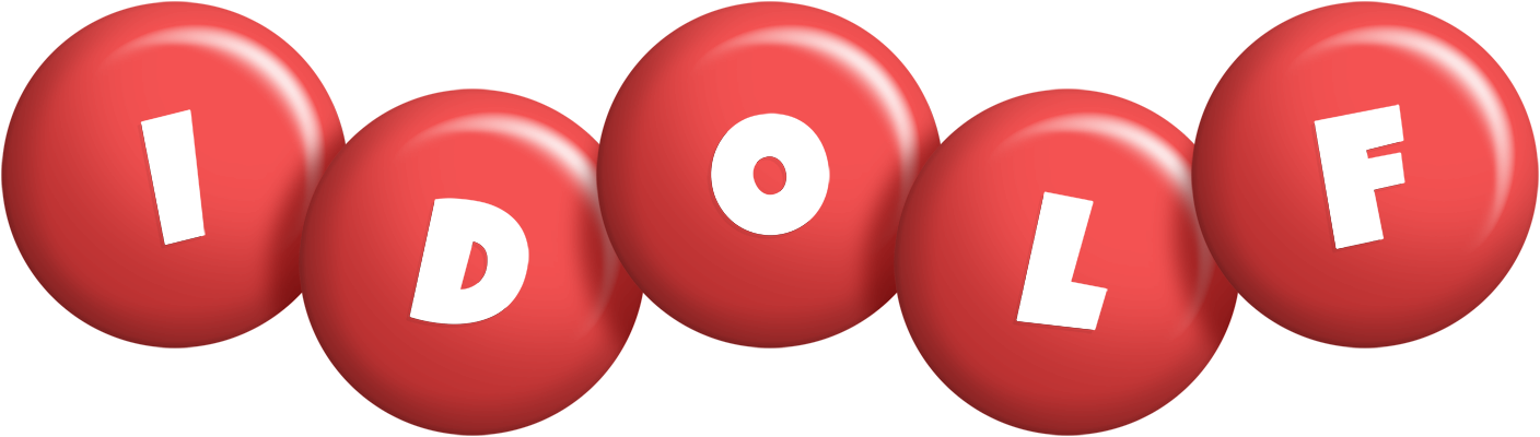 Idolf candy-red logo