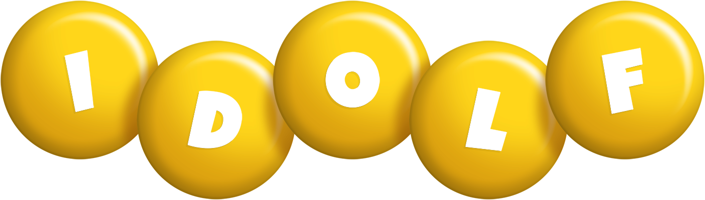 Idolf candy-yellow logo