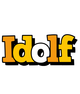Idolf cartoon logo