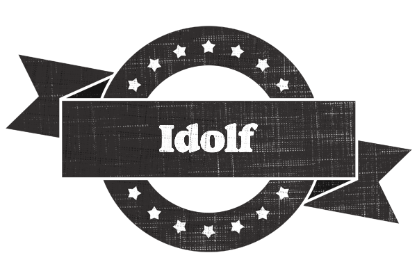Idolf grunge logo