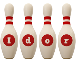 Idor bowling-pin logo