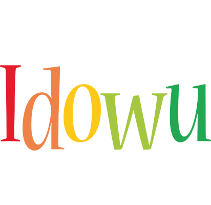 Idowu birthday logo