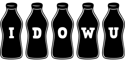 Idowu bottle logo