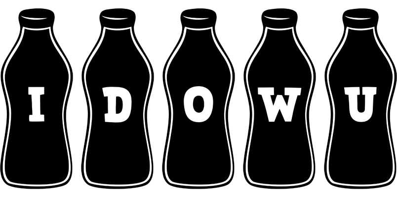 Idowu bottle logo