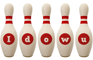 Idowu bowling-pin logo