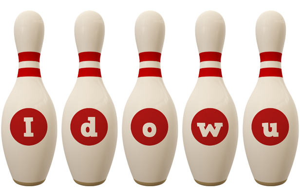 Idowu bowling-pin logo