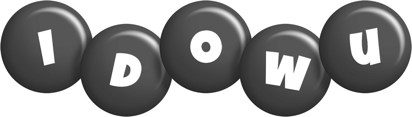 Idowu candy-black logo