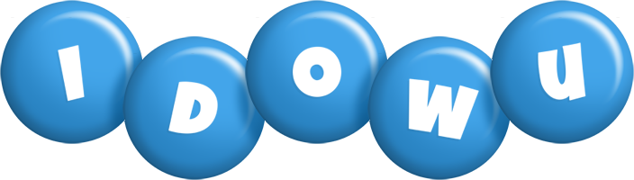 Idowu candy-blue logo