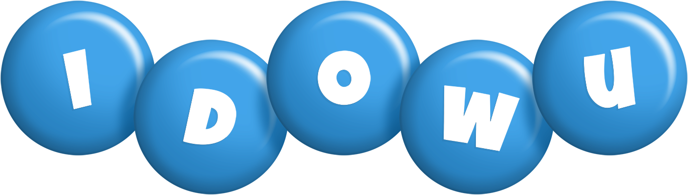 Idowu candy-blue logo