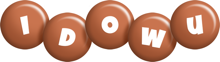 Idowu candy-brown logo