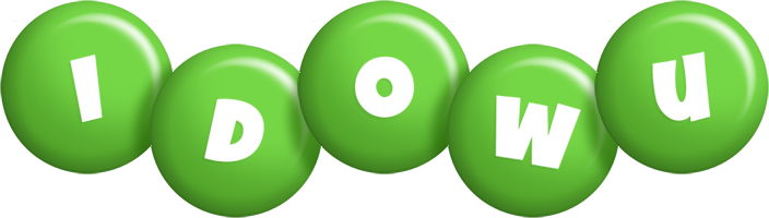 Idowu candy-green logo