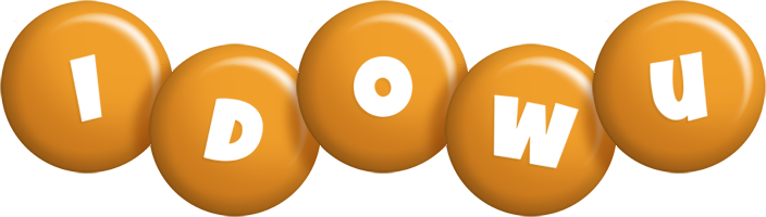 Idowu candy-orange logo