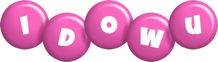 Idowu candy-pink logo