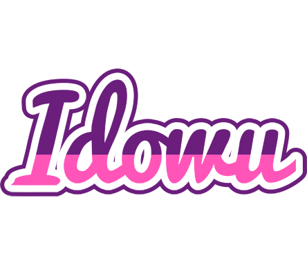 Idowu cheerful logo