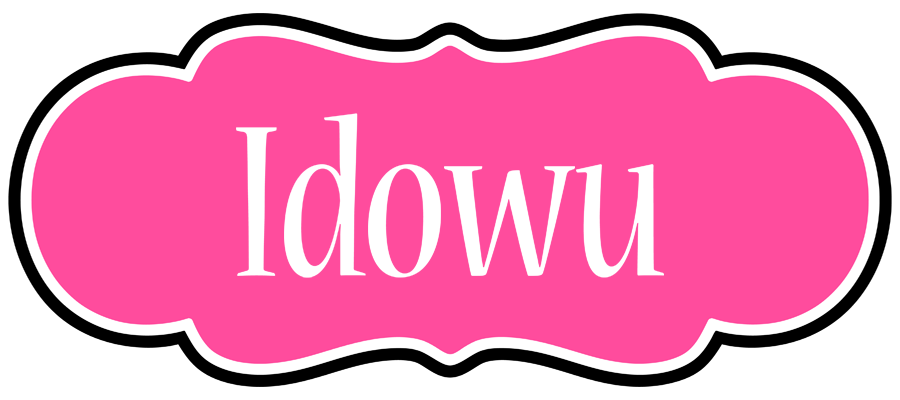 Idowu invitation logo