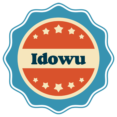 Idowu labels logo