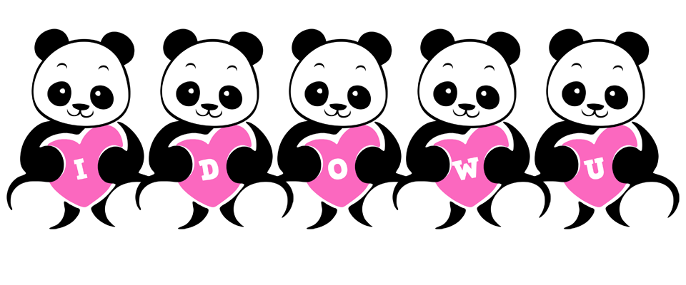 Idowu love-panda logo