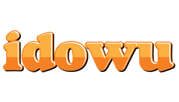 Idowu orange logo