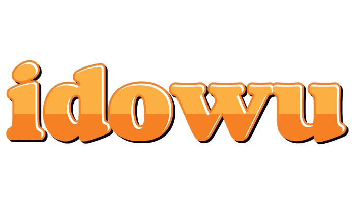 Idowu orange logo