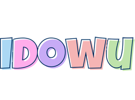 Idowu pastel logo