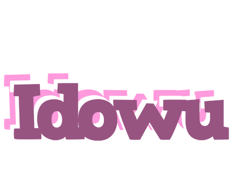 Idowu relaxing logo