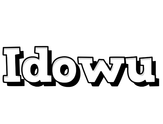 Idowu snowing logo