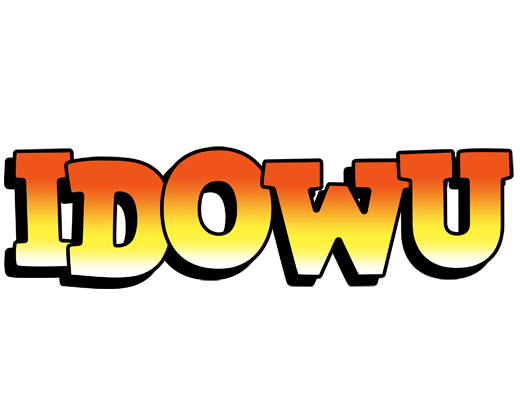 Idowu sunset logo