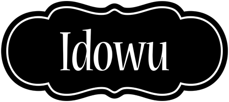 Idowu welcome logo