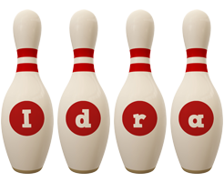 Idra bowling-pin logo