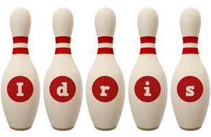 Idris bowling-pin logo