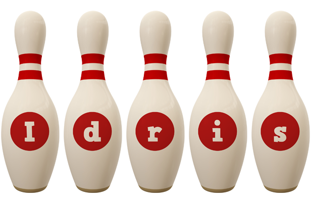 Idris bowling-pin logo