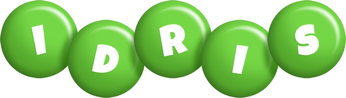 Idris candy-green logo