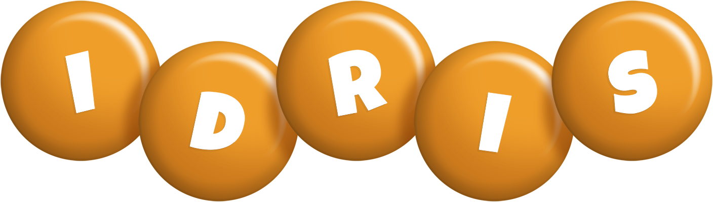Idris candy-orange logo