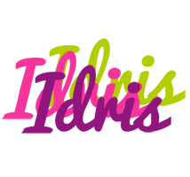 Idris flowers logo