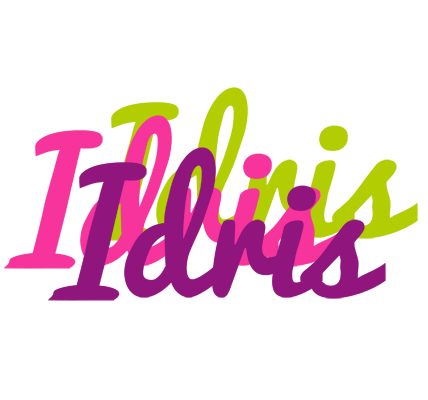 Idris flowers logo