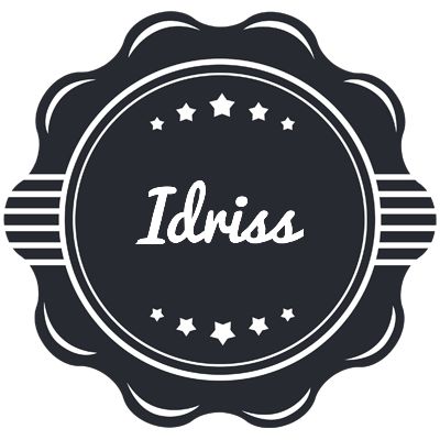 Idriss badge logo