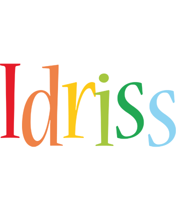 Idriss birthday logo
