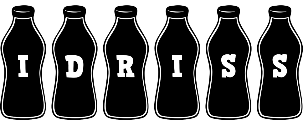 Idriss bottle logo
