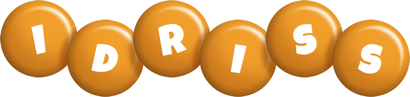 Idriss candy-orange logo