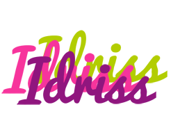 Idriss flowers logo