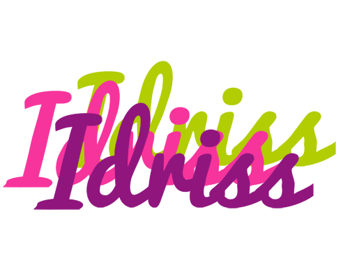 Idriss flowers logo