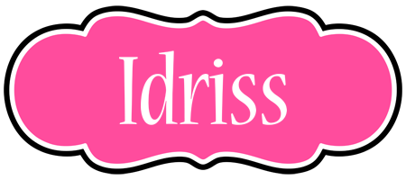 Idriss invitation logo