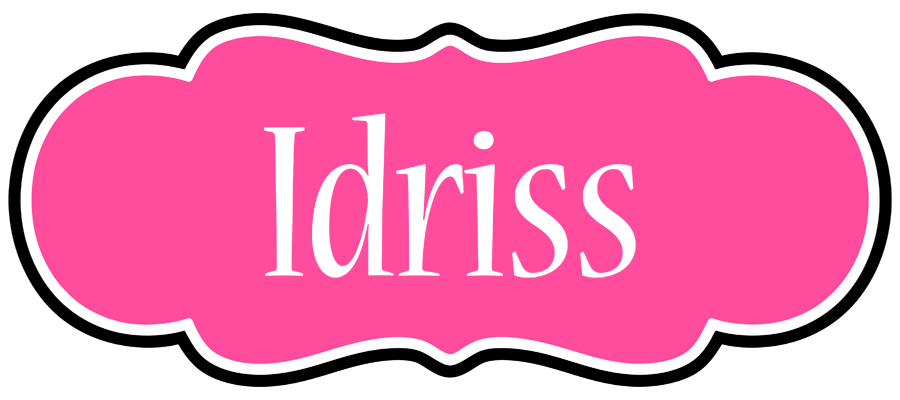 Idriss invitation logo