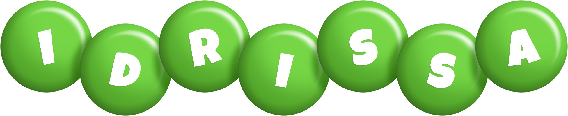 Idrissa candy-green logo