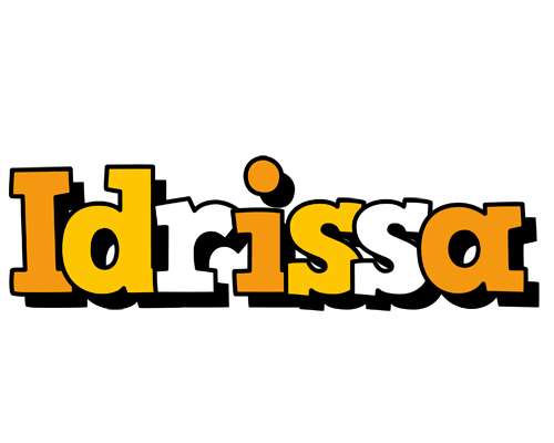 Idrissa cartoon logo