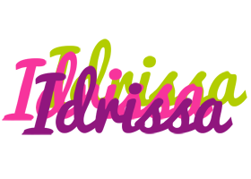 Idrissa flowers logo